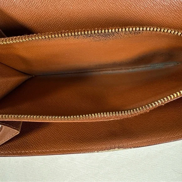 Louis Vuitton Sarah Brown Monogram Long Wallet Authentic Brown with dust pouch - Picture 4 of 16